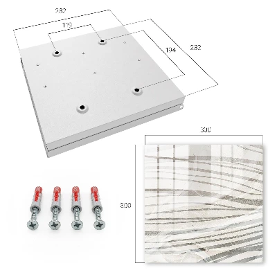 Key box for wall Waves of grey