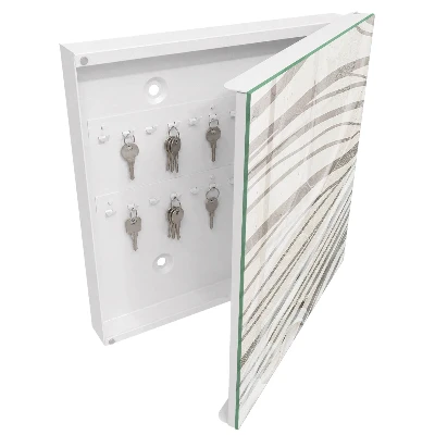 Key box for wall Waves of grey