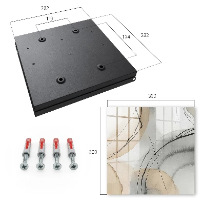 Key box for wall Calming elegance