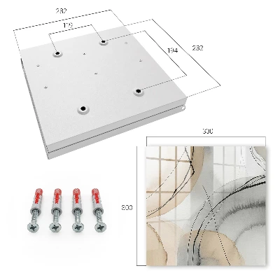 Key box for wall Calming elegance