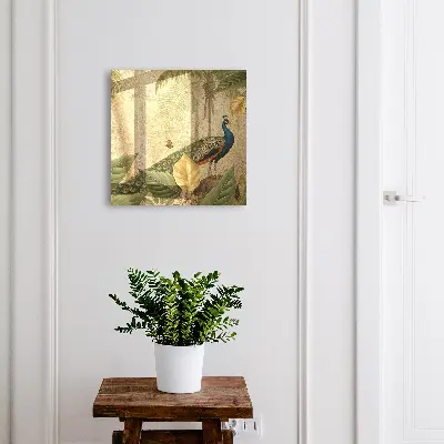 Wall mounted key box Exotic landscape