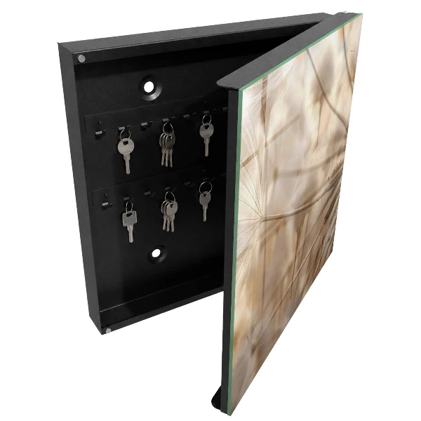 Key cabinet Beige dandelions