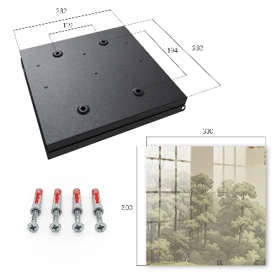 Key cabinet Green forest