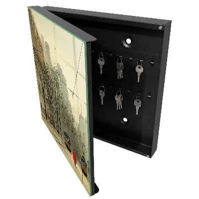 Key box for wall City walk design