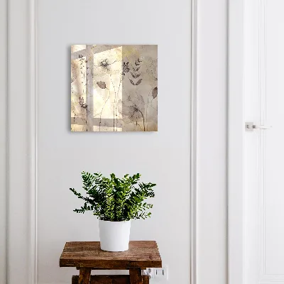 Wall mounted key box Delicate flora