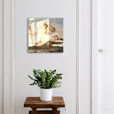 Wall mounted key box The Birth of Venus by Alexandre Cabanel design
