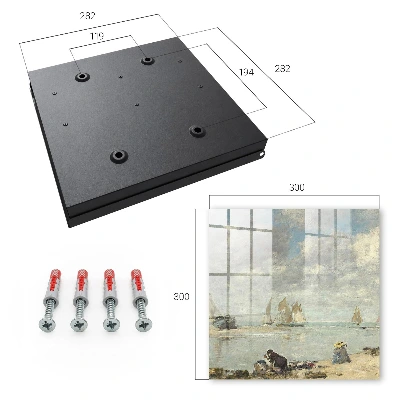 Key box for wall Sailboats