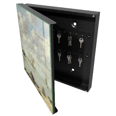 Key box for wall Sailboats