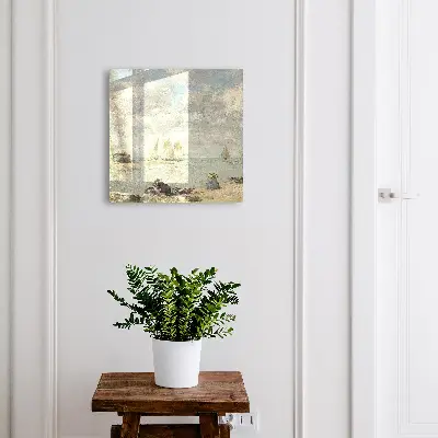 Key box for wall Sailboats