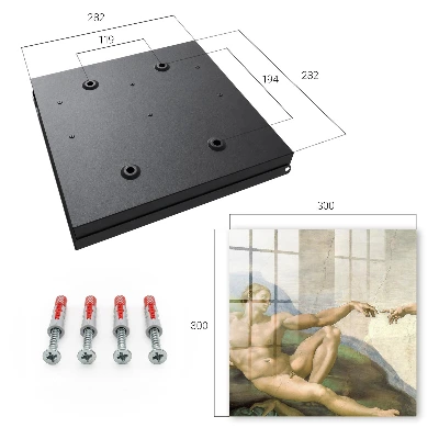 Wall mounted key box Classic art