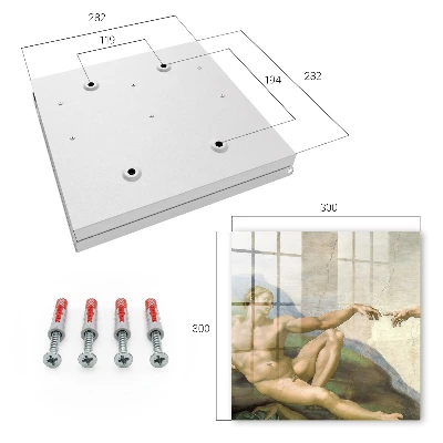 Wall mounted key box Classic art