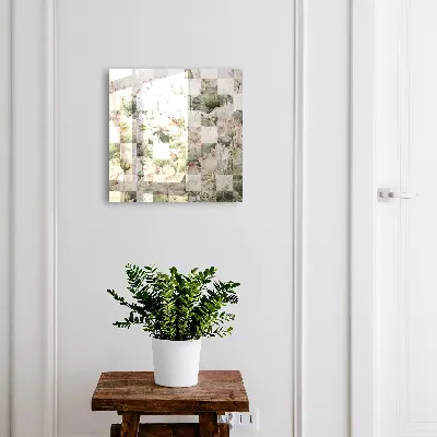 Key cabinet Geometric lilies