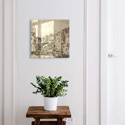 Wall mounted key box with an antique design