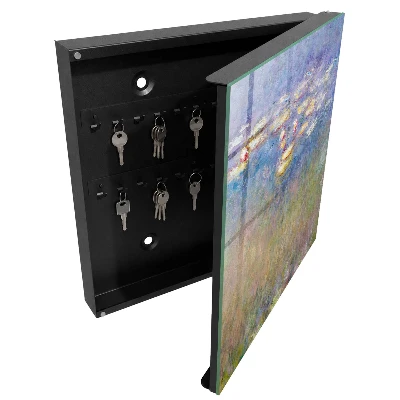 Wall mounted key box Lilies lilies