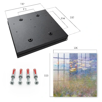 Wall mounted key box Lilies lilies
