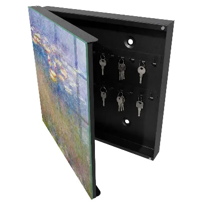 Wall mounted key box Lilies lilies