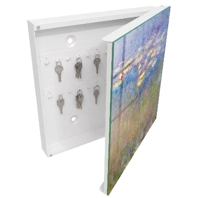 Wall mounted key box lilies design