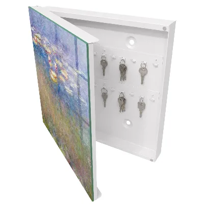 Wall mounted key box Lilies lilies