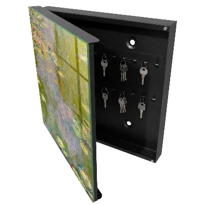 Key cabinet Claude Monet Water Lilies