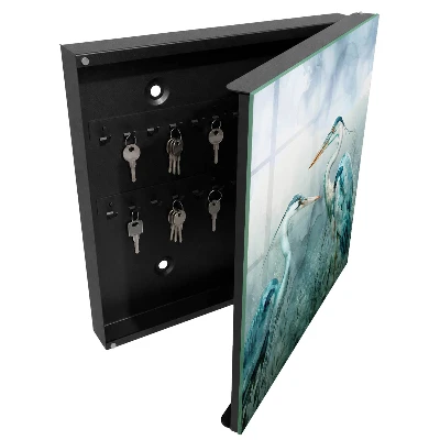 Key box for wall Watercolor herons
