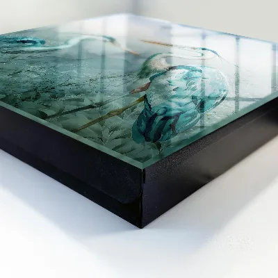 Key box for wall Watercolor herons