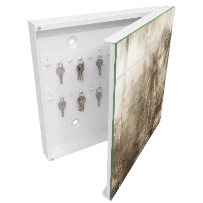Wall mounted key box Beige jungle