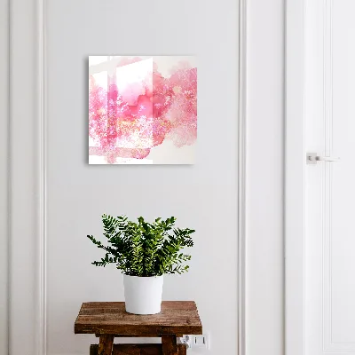 Key cabinet with floral landscape design