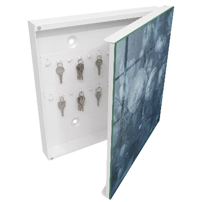 Key box for wall Flowers in a vase