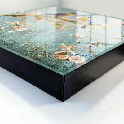 Wall mounted key box Spring scene