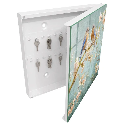 Wall mounted key box spring scene design
