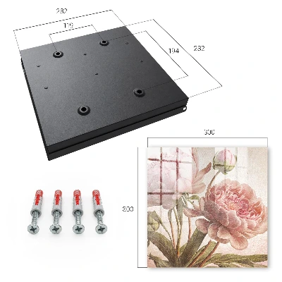 Key box for wall Romantic botany