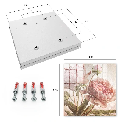 Key box for wall Romantic botany