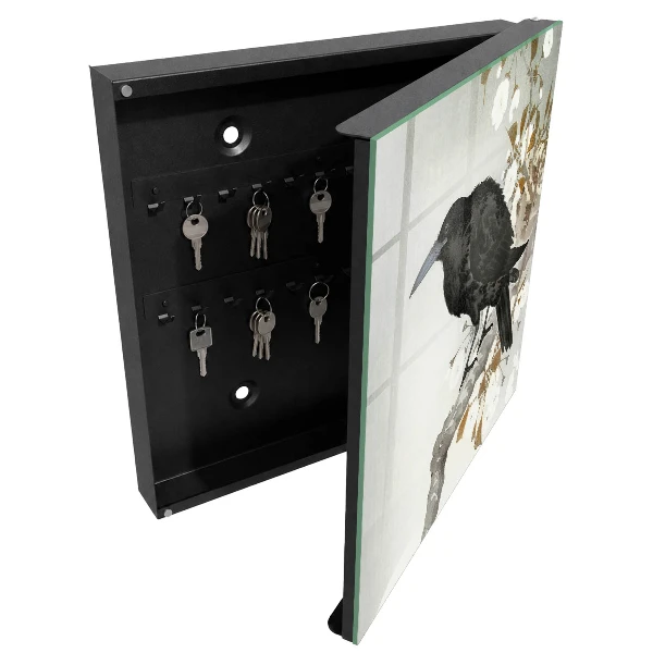 Wall mounted key box Black raven