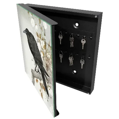 Wall mounted key box Black raven