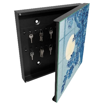 Key box for wall Moonlit night
