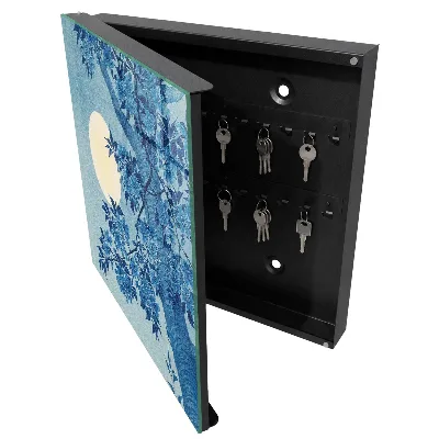 Key box for wall Moonlit night