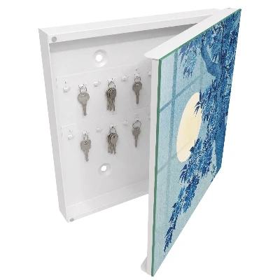 Key box for wall Moonlit night