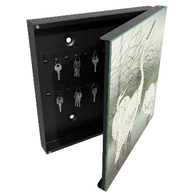 Key cabinet Herons and grasses