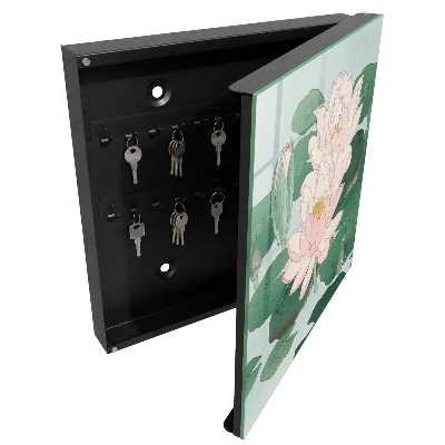 Key cabinet water lilies design