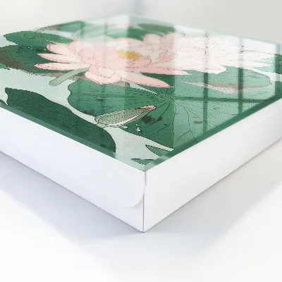 Key cabinet water lilies design