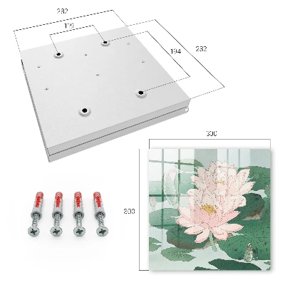 Key cabinet Water lilies