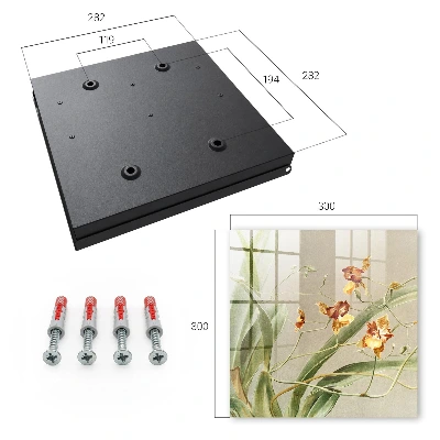 Key box for wall Climbing flowers