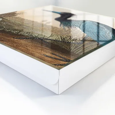 Wall mounted key box Exotic bird