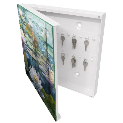 Wall mounted key box Water flowers