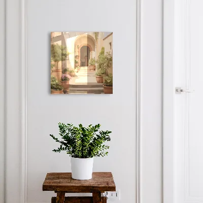 Wall mounted key box Rustic garden