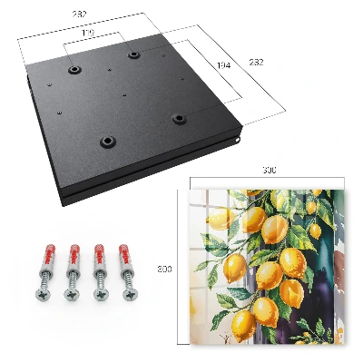 Key cabinet Lemon charm