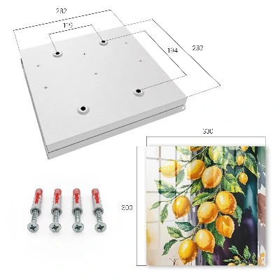 Key cabinet Lemon charm