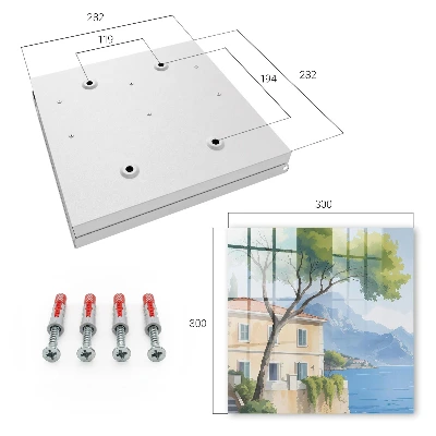 Key box for wall Tranquility of nature