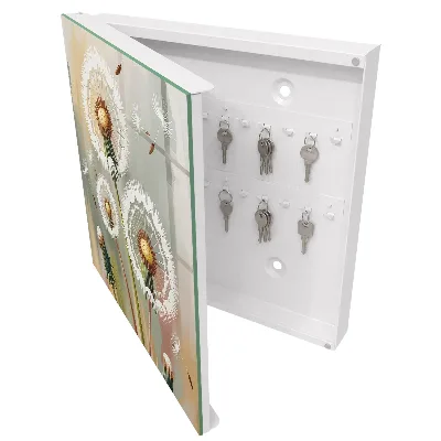 Key cabinet Delicate dandelions