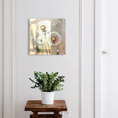 Key cabinet Delicate dandelions